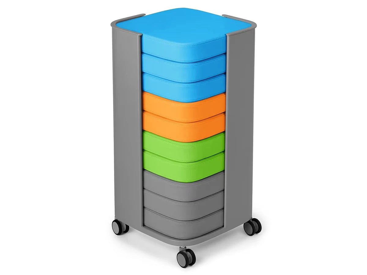 Flex-Space Premium Floor Cushion Storage Cart - US 5898