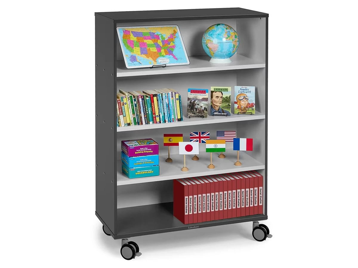 Modern Edge Mobile 4-Shelf All-Purpose Storage Unit - US 4163