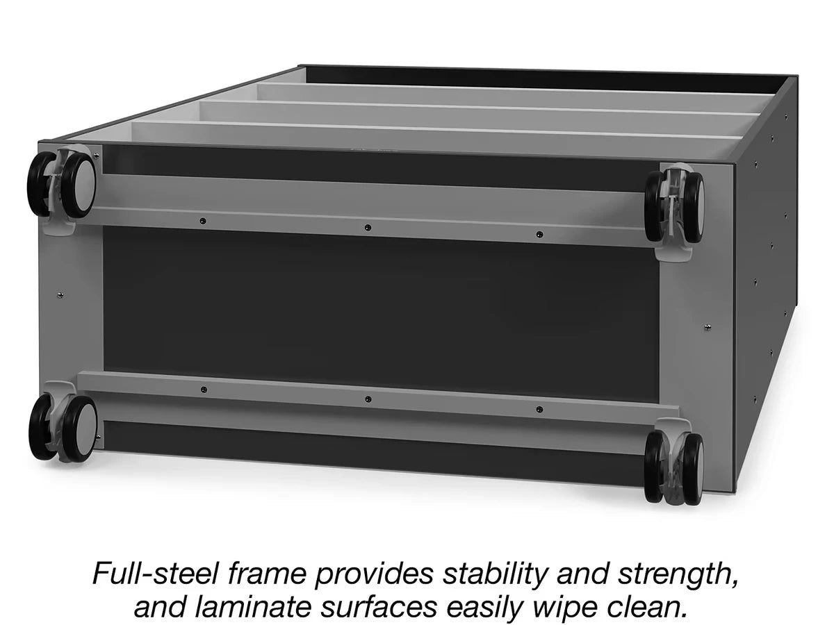 Modern Edge Mobile 4-Shelf All-Purpose Storage Unit - US 4163