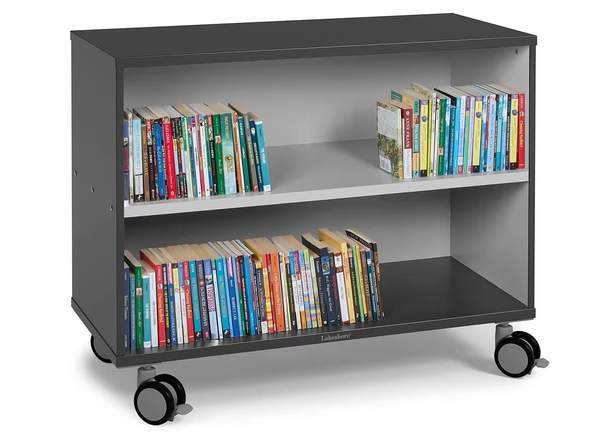 Modern Edge Mobile 2-Shelf All-Purpose Storage Unit - US 1075