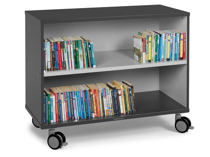 Modern Edge Mobile 2-Shelf All-Purpose Storage Unit - US 1075