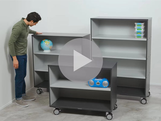Modern Edge Mobile 2-Shelf All-Purpose Storage Unit - US 1075