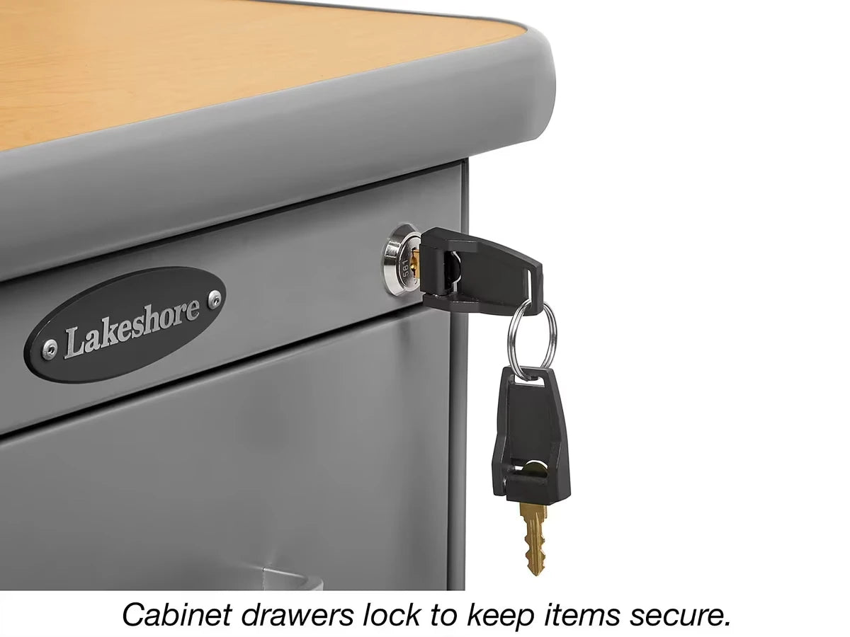 Flex-Space Mobile Teacher Desk - Maple - US 8263
