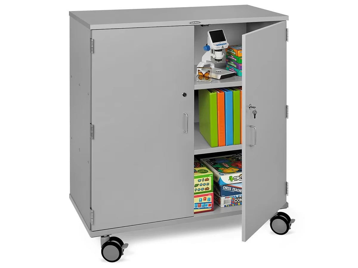 Flex-Space Mobile Locking Storage Cabinet - Gray - US 5525